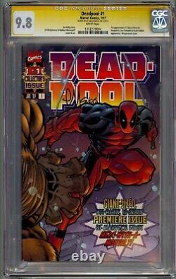 1997 Deadpool 1 CGC 9.8 Signature Series MCGUINNESS Key 1st T-Ray & Blind Al