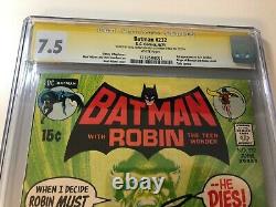 1st Ras Al Ghul in Batman #232 CGC 7.5 Signature Series x 2 Adams & ONeil