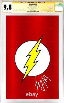 2023 DC Comics Flash #800 EZRA MILLER AUTOGRAPH CGC 9.8 COA Signature Series
