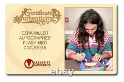 2023 DC Comics Flash #800 EZRA MILLER AUTOGRAPH CGC 9.8 COA Signature Series