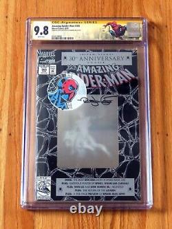 AMAZING SPIDER-MAN #365 CGC SS 9.8 signed sketch Rick Leonardi Signature Series