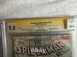 AMAZING SPIDER-MAN #700 CGC 9.8 Signature Series Quesada Sketch Variant