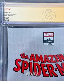 ASM #26 SKOTTIE YOUNG signed withfull character REMARQUE CGC SS 9.8 Skottie label