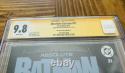 Absolute Batman #21 Dan Quintana Signed CGC 9.8 Signature Series SHIPS ASAP