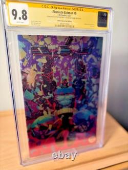 Absolute Batman #5 CGC 9.8 Double Signed Snyder & Clay Mann Foil SS