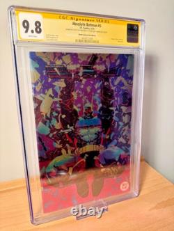 Absolute Batman #5 CGC 9.8 Double Signed Snyder & Clay Mann Foil SS