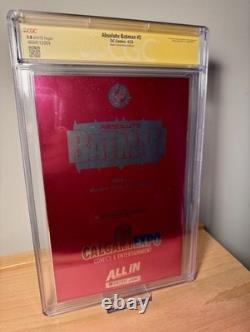 Absolute Batman #5 CGC 9.8 Double Signed Snyder & Clay Mann Foil SS