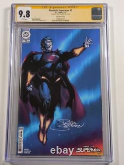 Absolute Superman #1 Lee Variant CGC 9.8 Signature Series Signed Sandoval POP 1