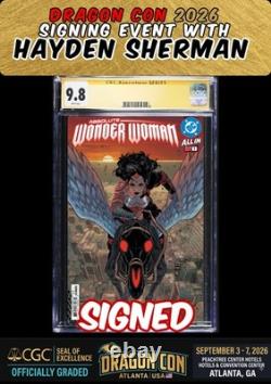 Absolute Wonder Woman #1 2024 Hayden Sherman Signed Dragoncon Cgc Ss 9.8 Presale