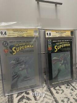 Adventures of Superman 500 CGC (9.4 and 9.8) Signature series