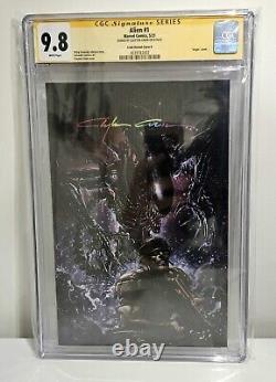 Alien #1 Clayton Crain CGC Infinity Signature Series 9.8 Crain Virgin Variant B