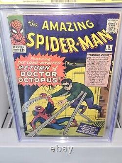 Amazing Spider-Man #11 CGC SS Signature Autograph STAN LEE 2nd Doctor Octopus