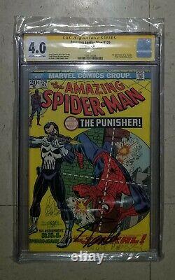 Amazing Spider-Man 129 CGC Signature Series 4.0 1st app of the Punisher Stan Lee