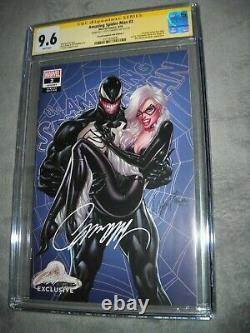 Amazing Spider Man 2 Cgc 9.6 White Signature Series J Scott Campbell C Edition