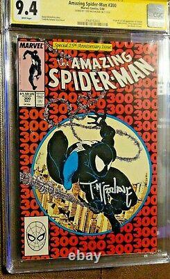 Amazing Spider-Man #300 CGC graded 9.4 Signature series Todd McFarlane-Venom