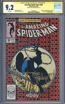Amazing Spider-Man #300 Vol 1 CGC 9.2 Signature Series Todd McFarlane 1st Venom