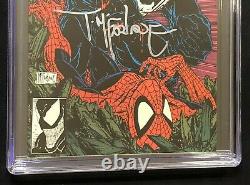 Amazing Spider-Man #316 CGC 9.6 NM SIGNATURE SERIES TODD McFARLANEVENOM COVER