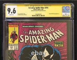 Amazing Spider-Man #316 CGC 9.6 NM SIGNATURE SERIES TODD McFARLANEVENOM COVER