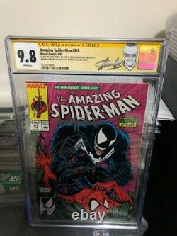Amazing Spider-Man #316 CGC SS 9.8 Signature Series X5 Stan Lee Todd McFarlane