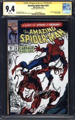 Amazing Spider-Man # 361 NM CGC 9.4 362 363 (9.8) SS set Bagley Signature Series