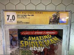 Amazing Spider-man #361 (1992) Cgc 7.0 Signature Series Mark Bagley