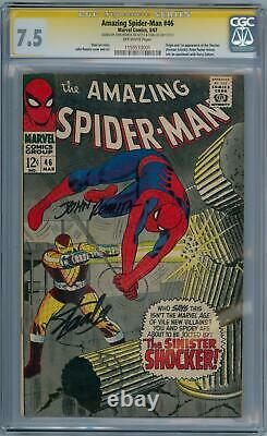 Amazing Spider-man #46 Cgc 7.5 Signature Series Signed Stan Lee Romita Marvel