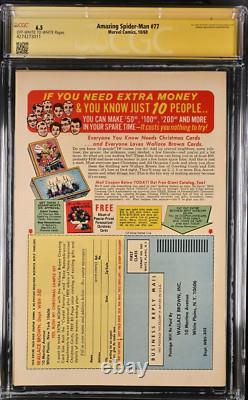 Amazing Spider-man #77- 10/69-signature Series Signed By Andrew Garfield Cgc 6.5