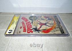 Amazing Spiderman #1 Cgc 4.0 1963 Signature Series Signed Stan Lee