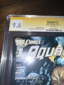 Aquaman #1 CGC 9.6 SS Signed Jason Momoa Ivan Reis Cover DC Comics
