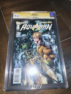 Aquaman #1 CGC 9.6 SS Signed Jason Momoa Ivan Reis Cover DC Comics