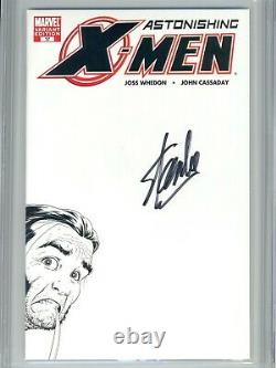 Astonishing X-Men Vol 3 17 CGC 9.8 SS Blank variant Stan Lee Whedon Wolverine WP