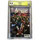 Avengers #10 Cgc 9.8 Ss Signature Series Signed Ed Mcguiness Variant Cover Aross