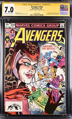 Avengers #234 8/83 Cgc Signature Series Signed By Elizabeth Olsen -cgc 7.0