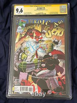 Avengers #6 (Heroic Age) CGC Signed Bendis 1st Full Azari T'Challa! 9.6/NM+