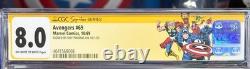 Avengers #69 CGC SS 8.0 Roy Thomas Signed Custom Label