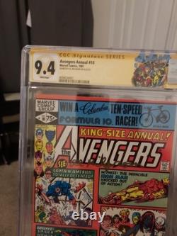 Avengers Annual #10 CGC 9.4 WP Signature Series Al Milgrom? 1st App. Rogue