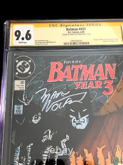 BATMAN 436 437 438 439 (4 books) CGC 9.6 WP SIGNATURE SERIES (1989) DC Comics