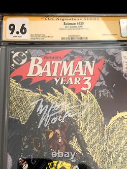 BATMAN 436 437 438 439 (4 books) CGC 9.6 WP SIGNATURE SERIES (1989) DC Comics