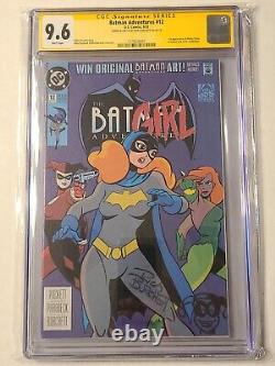 BATMAN ADVENTURES #12 First HARLEY QUINN CGC 9.6 Signature Series Rich Burchett