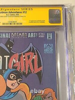 BATMAN ADVENTURES #12 First HARLEY QUINN CGC 9.6 Signature Series Rich Burchett