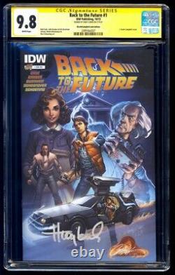 Back to the Future #1 JScottCampbell.com SS CGC 9.8 Huey Lewis Signature Series