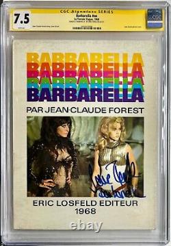 Barbarella Special Magazine CGC Signature Series Graded 7.5 Signed by Jane Fonda