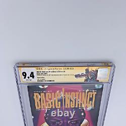 Basic Instinct Preview Edition #1 CGC 9.4 Signature Series 3X Signed NYCC Label