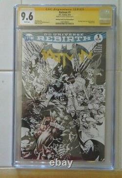 Batman #1 Amazing Con Sketch Ed Cgc Signature Series 9.6 Philip Tan/harley Quinn