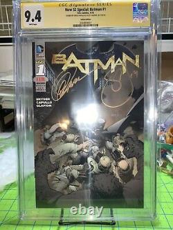 Batman #1 DC New 52 Italian 2011 Snyder Capullo CGC Signature Series 9.4 NM