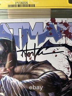 Batman #126 Tyler Kirkham Battle Damage Signature Series CGC 9.6
