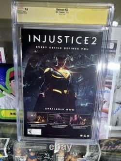 Batman 22 DC Comics 7/17 Jason Fabok Signed CGC 9.8 Signature Series