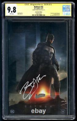 Batman #32 NYCC Convention Foil Variant SS CGC 9.8 Ben Affleck Signature Series