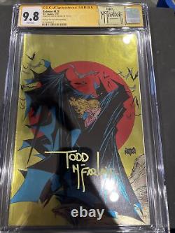 Batman #423 CGC Signature Series 9.8 Todd McFarlane Fan Expo Gold Foil Edition
