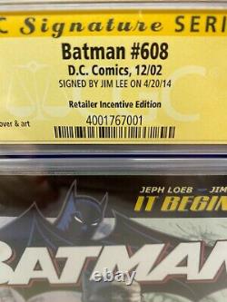Batman 608 Rrp Cgc 9.6 Signature Series & Batman 608 Rrp Cgc 9.4 Two Comics